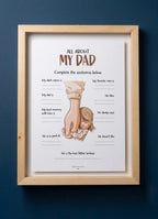 All About My Dad Wall Hanging - LFM5