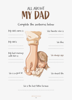 All About My Dad Wall Hanging - LFM5