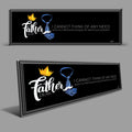 Father dear i cannot think of any need-QP57 QUOTATION PLATES