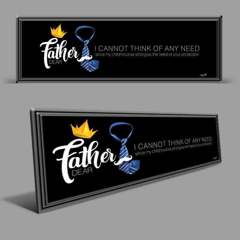 Father dear i cannot think of any need-QP57 QUOTATION PLATES