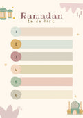 Ramadan To do list RMZ07